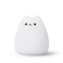 Cute Cartoon Cat Siliconen Night Light Led Color Changing Light Bedsid Lamp